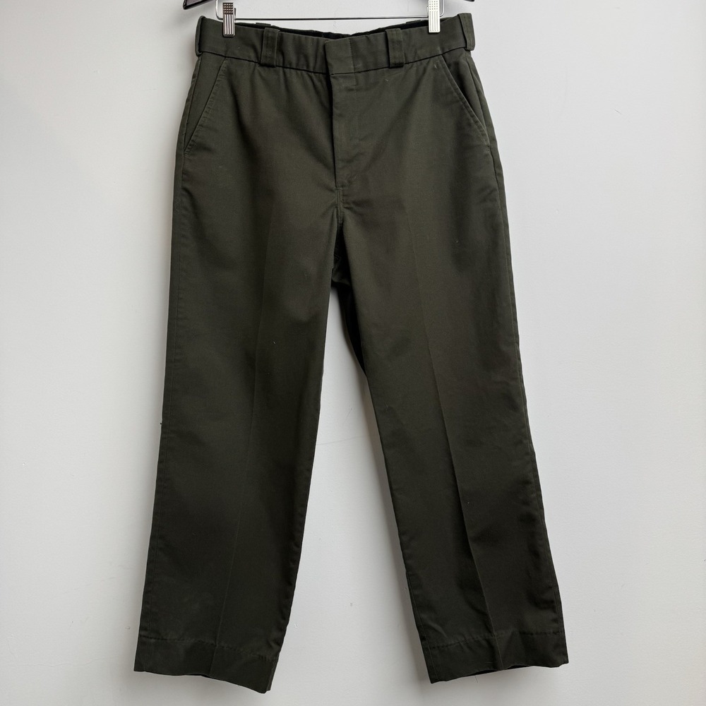 Elbeco Uniform Pants Mens 35R Green Olive Sheriff‎ Los Angeles Poly Cotton 2066
